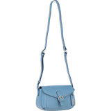 Ashwood Leather Crossbody Bag Denim: 64434