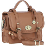 Stylish Ashwood Leather Small Satchel Bag Butterscotch: Y-61