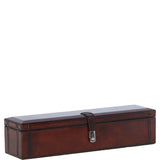 Ashwood Luxury Leather Watch and Bracelet Storage Box Chestnut: LF-121