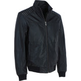 Ashwood Leather Bomber Jacket Black: AWM-784
