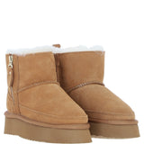 Fenland Ladies Sheepskin Boots Tan: Hetty-Boots