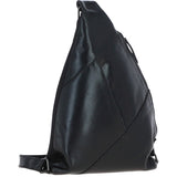 Ashwood Leather Spacious Unisex Sling Bag Black: P-67