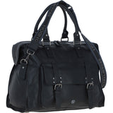 Brampton London Leather Weekender Bag Black: 64807