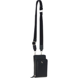 Ashwood Leather Luxury Crossbody Phone Bag Design-X Black: X-31
