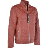 Trapper Leather Jacket Wine : Massimo