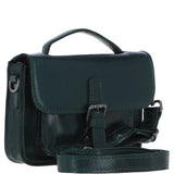 Ashwood Leather Mini Crossbody Satchel Bag Green: P-61