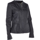 Leather Jacket Navy/nap: AWL-672