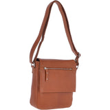 Medium Luxury Leather Travel  Bag Tan: TED