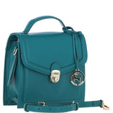 Compact Ashwood Handbag with Detachable Crossbody Strap Green: Y-54
