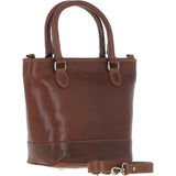 Ashwood Small Leather Bucket Bag Brown: V-86-B