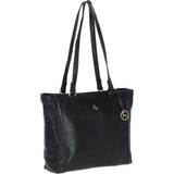 Ashwood Elegant Leather Tote Bag Black: Isabel