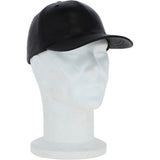 Classic Leather Baseball Cap Black: BASEBALL CAPS