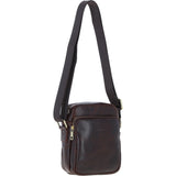 Ashwood Leather Men's Cross Body Bag Brown: PL-43