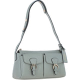 Chic and Stylish Shoulder Bag with Adjustable Strap Sage: 64416