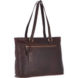 Large Vintage Leather Handbag Brandy – G29