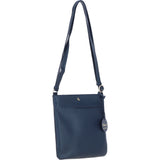 Ashwood Leather Curve Pocket Crossbody Bag Navy: 63620