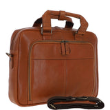 Ashwood Hi Veg Leather Laptop Briefcase Tempo Tan: 8143