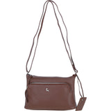 Ashwood Leather Crossbody Bag Cognac: Bristol