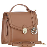 Compact Ashwood Handbag with Detachable Crossbody Strap Butterscotch: Y-54
