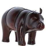 Exquisite Handcrafted Leather Bear Decorative Ornament Chestnut: lf-175