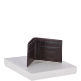 Vegetable Tanned Leather Classic 8 Card Billfold  Wallet Brown : 1211-VT