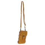 Ashwood Leather Crossbody Smart Phone Bag Yellow: D-99