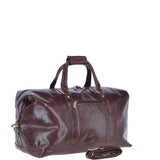 Extra Large Leather Travel Holdall Cognac/vt: 2081