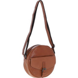 Ashwood Leather Round Crossbody Bag Tan: P-66