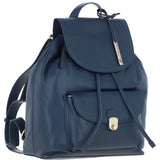 Ashwood Genuine Leather Compact Backpack Navy: Y-57
