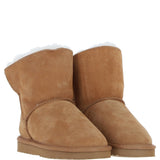 Fenland Ladies Sheepskin Boots Tan: Becca-Boots