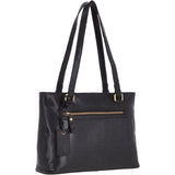 Medium Vintage Leather Handbag Black  – G26