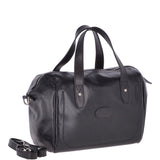 The Bridge Medium Italian Leather Barrel Bag Iron Blue  - 44253 01 09 NH