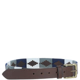 Ashwood Leather Multicolored Handmade Belt White: POF-45