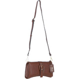 Ashwood Stylish Leather Crossbody Bag 2 Tone Tan: 64179