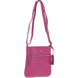 Ashwood Women's Leather Shoulder Bag Berry: Edinburgh