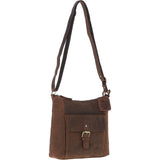 Vintage Equestrian Leather Handbag Mud/brown: worcester