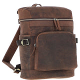 Ashwood Classic Leather Laptop Rucksack Brown: Q-45