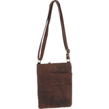 Ashwood Genuine Leather Crossbody Bag Mud/brown: ELA 1497