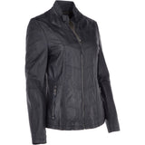 Leather Jacket  Navy/nap: AWL-738