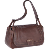 The Bridge Medium Italian Shoulder Bag Brown - 0407251P