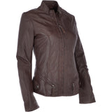 Leather Jacket Mid Brown/nap: NIBI 2