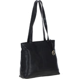 Elegant Ashwood Leather Shoulder Bag Black: Alice
