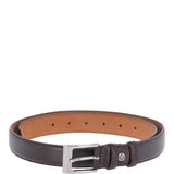 Mens Leather Chino Belt Brown: AB-23