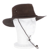 Men's Australian Hardwearing Bush Hat Brown: TAURINUS