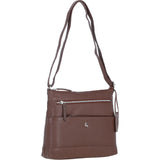 Ashwood Stylish Shoulder Bag Cognac: Derby