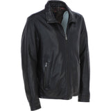Trapper Mens Leather Jacket Dk Brown 27: no1