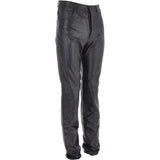 Mens 501 Leather Jeans Black: MENS 501 JEANS