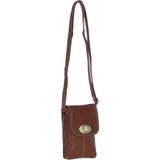 Ashwood Leather Crossbody Smart Phone Bag Tan: M-80
