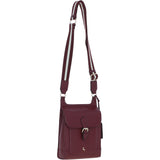 Ashwood Leather Exquisite Crossbody Bag Wine: X-33