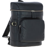 Ashwood Classic Leather Laptop Rucksack Black: Q-45